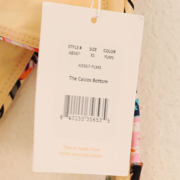 ANDIE The Caicos Bottom XS Floral Print Palms Multicolor #AB367 NWT B27 - Picture 4 of 4